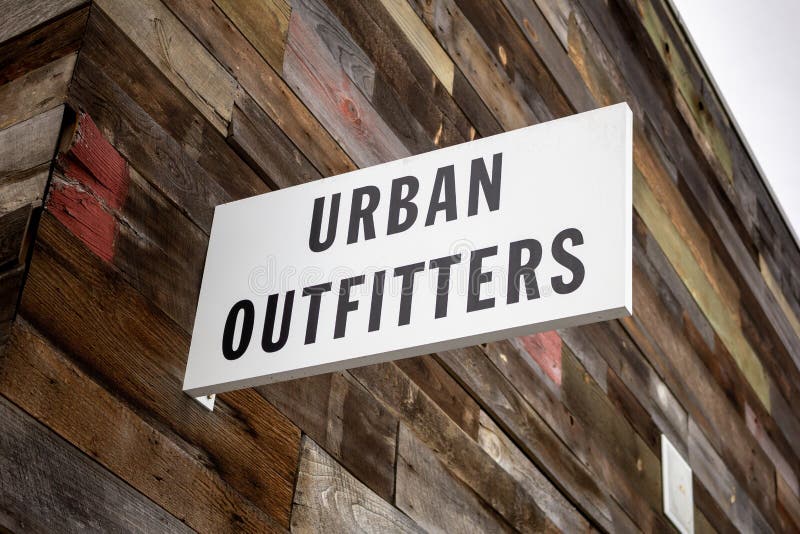 Urban Outfitters Store Sign Editorial Stock Image - Image of name