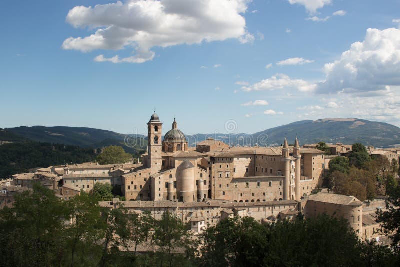 Urbino, Italy. stock photo. Image of europe, 2022, church - 255460114