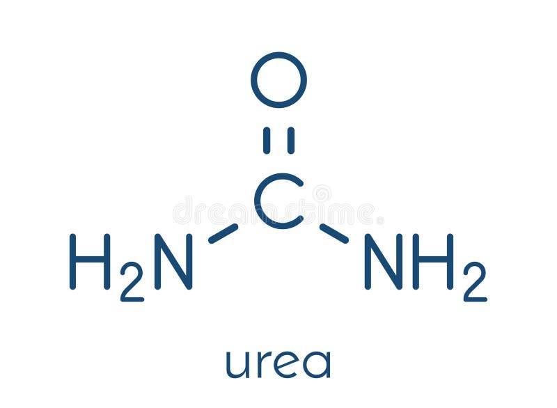 Opiaat roddel Verdorie Urea Carbamide Molecule. Used in Cosmetics, Fertilizer; Present in Urine.  Skeletal Formula. Stock Vector - Illustration of ureum, urea: 187167090