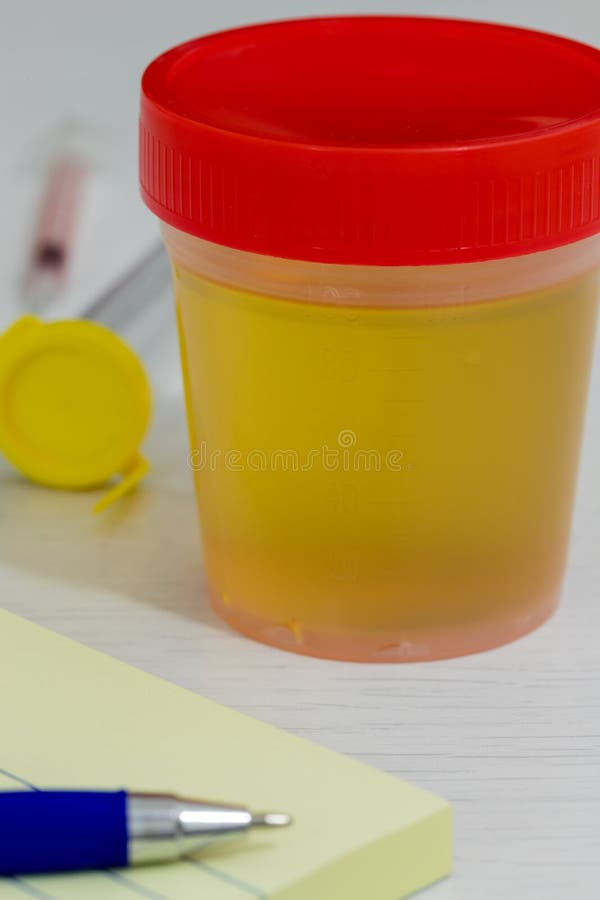 Urine Container for Testing and Laboratory Instruments. the Concept of