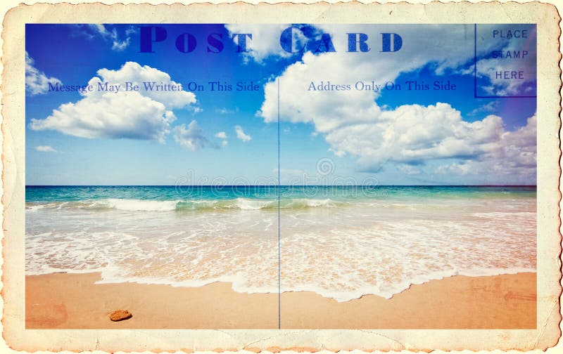 Urlaubspostkarte stockfotos Urlaubspostkarte stockfotos
