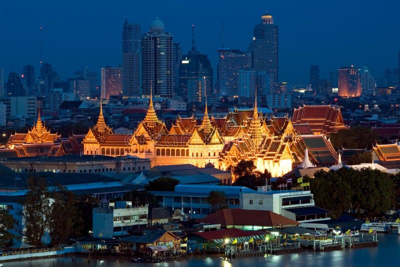 Uroczysty pałac, Bangkok, Tajlandia