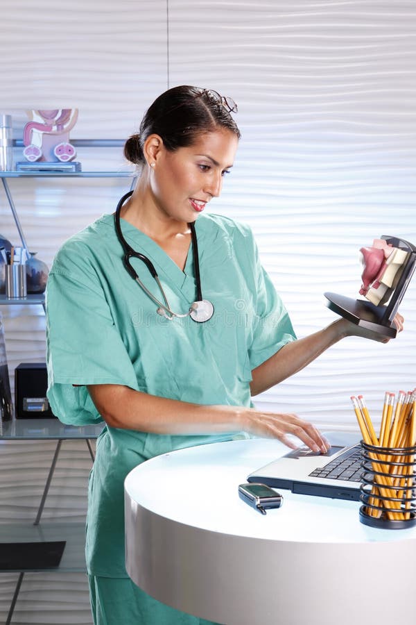 Urologist at the office stock photo. Image of assistant 10702026