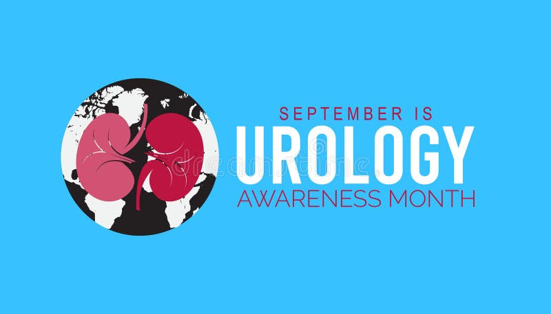 Urology awareness month is observed every year on September. Holiday concept. royalty free illustration