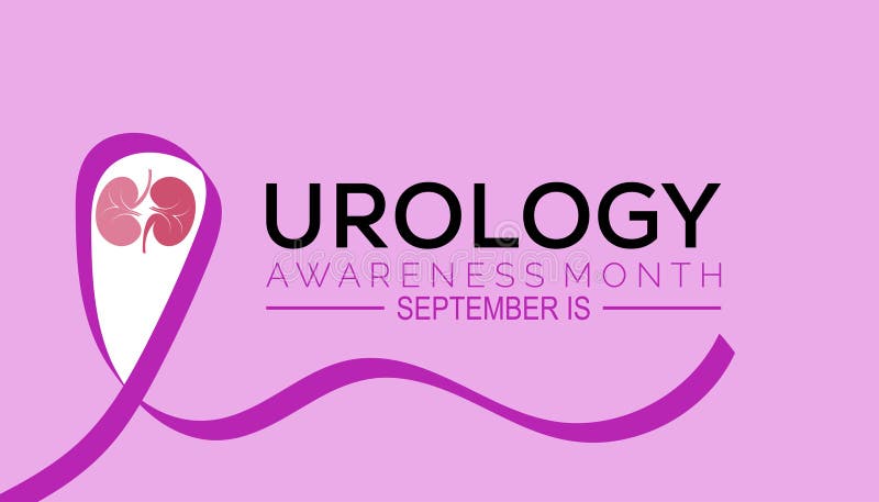 Urology awareness month is observed every year on September. Holiday concept. stock illustration