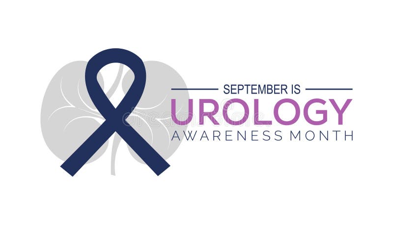 Urology awareness month is observed every year on September. Holiday concept. royalty free illustration