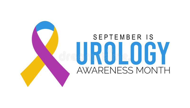 Urology awareness month is observed every year on September. Holiday concept. royalty free illustration