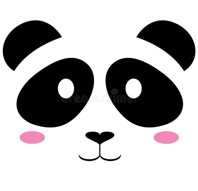 Desenho De Esboço Urso Panda Com Um Doce Na Boca Vetor PNG