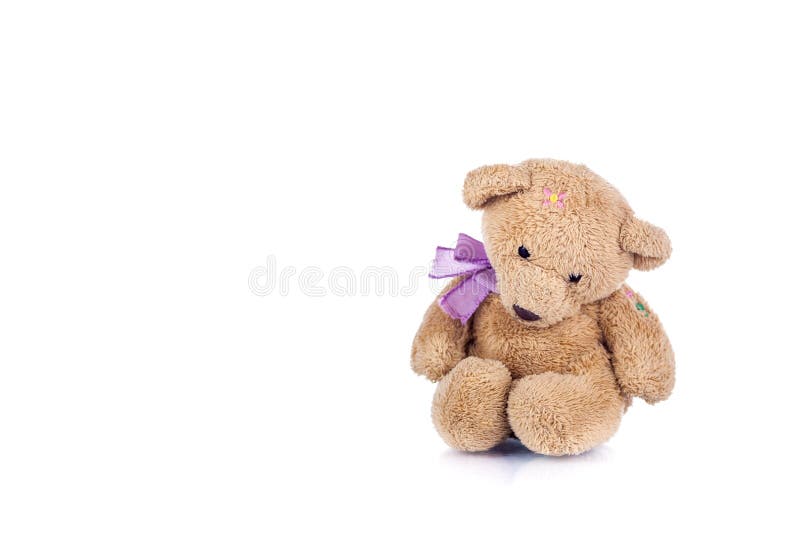 Urso triste da peluche fotografia de stock Urso triste da peluche fotografia de stock