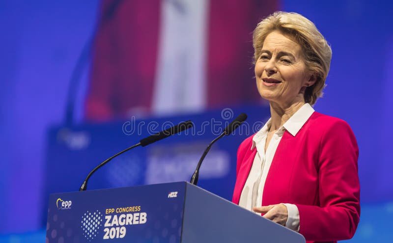 Ursula von der Leyen during EPP Congress in Zagreb