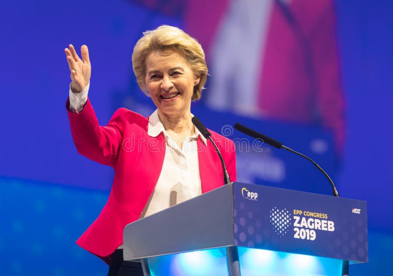 Ursula von der Leyen during EPP Congress in Zagreb