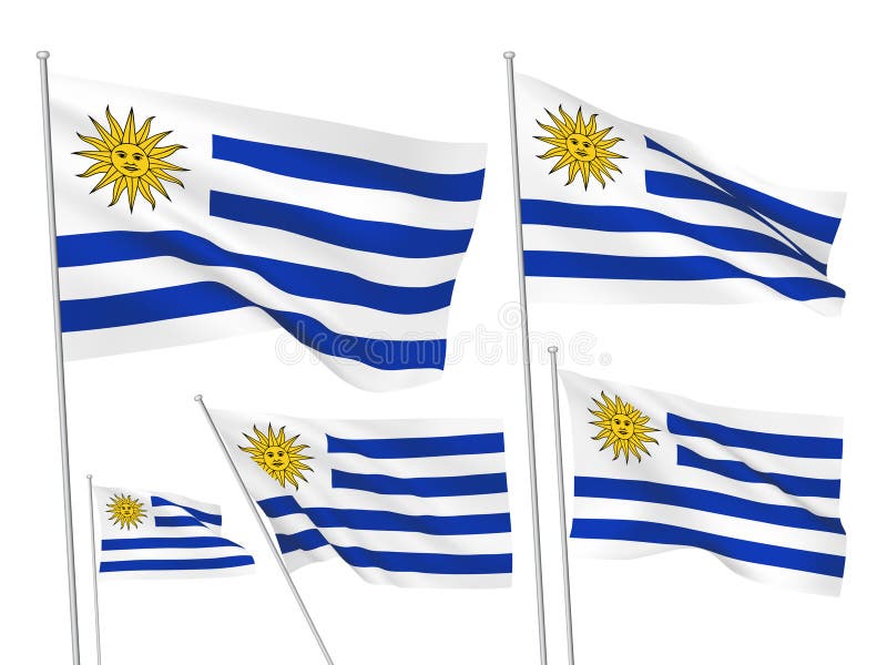 Uruguay vector flags