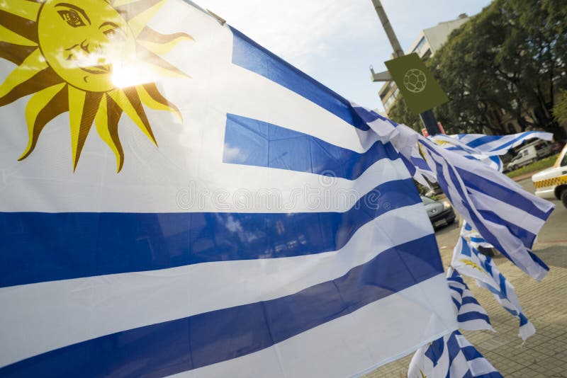 Uruguay Soccer Ball And Uruguay Flag Stock Photo, Picture and Royalty Free Image. Image 61331836.