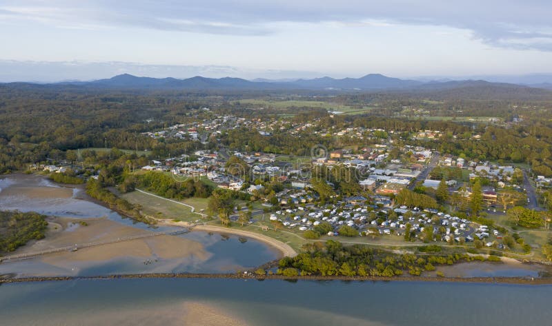 Urunga NSW where the Bellinger and Kalang rivers meet.