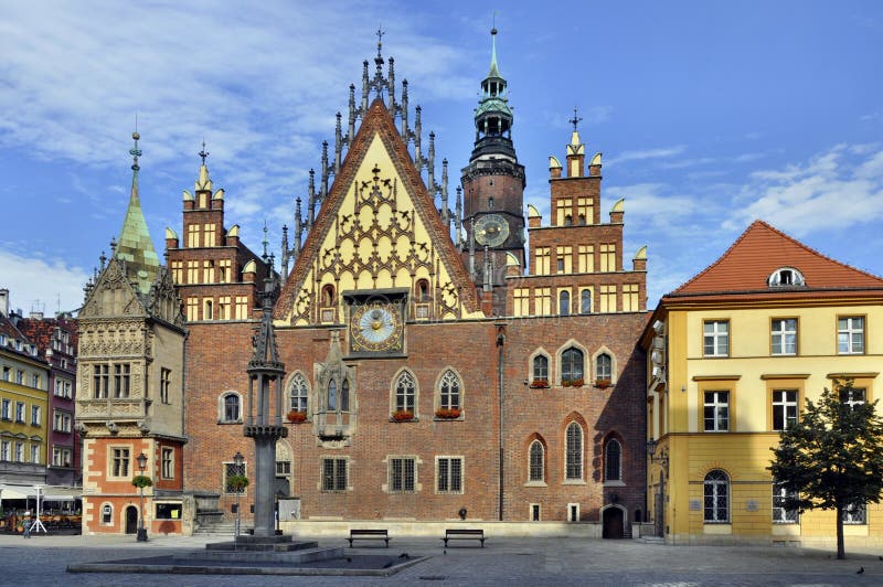 Urząd Miasta w Wroclaw, Polska