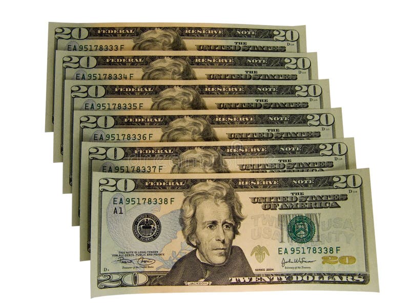 US 20 Dollars Bills