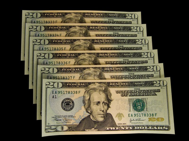 US 20 Dollars Bills