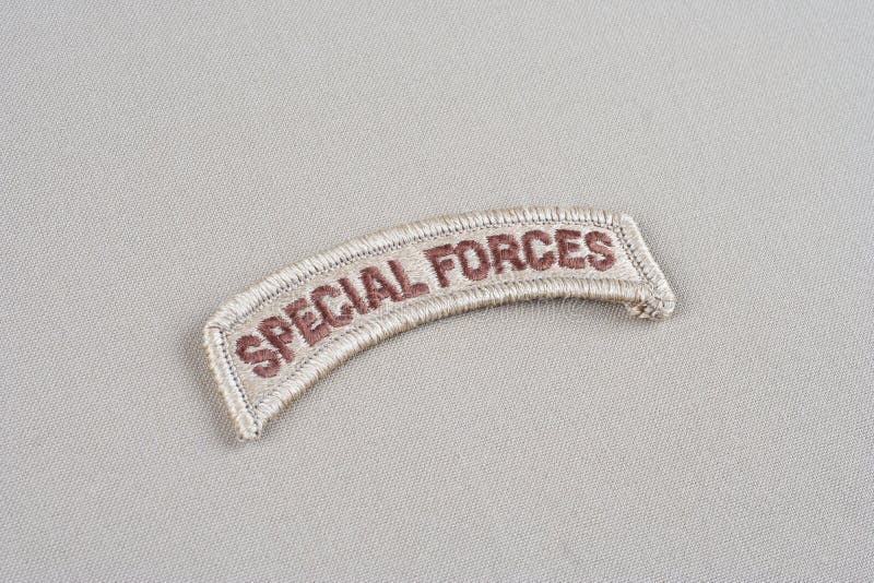US ARMY special forces tab stock image. Image of marines 101491897