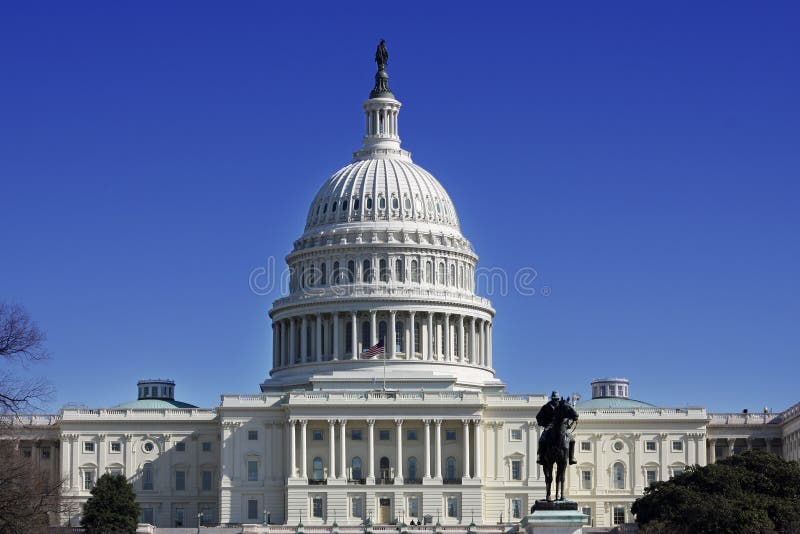 United States Capitol building on clear day
