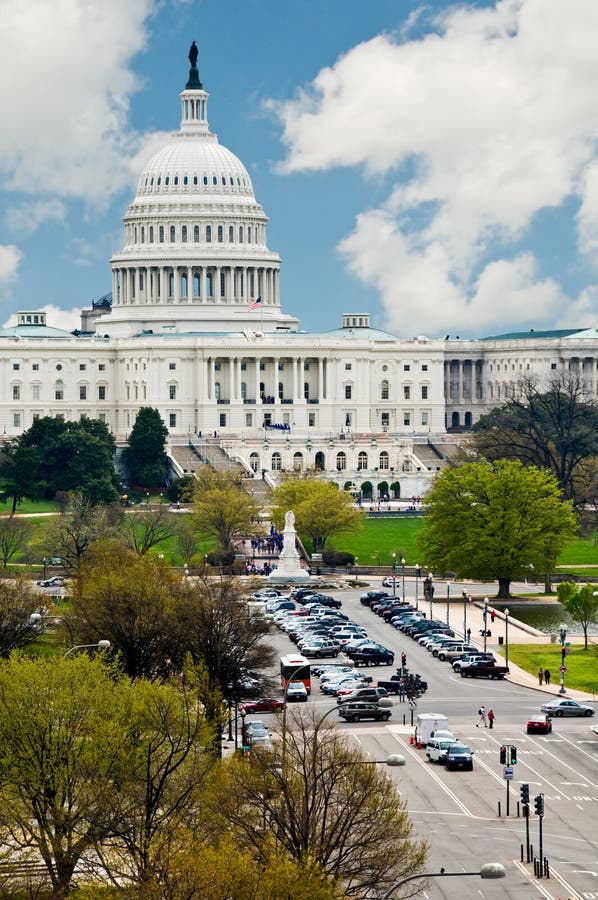 The U.S. Capitol building from above Pennsylvania Ave. The U.S. Capitol building from above Pennsylvania Ave