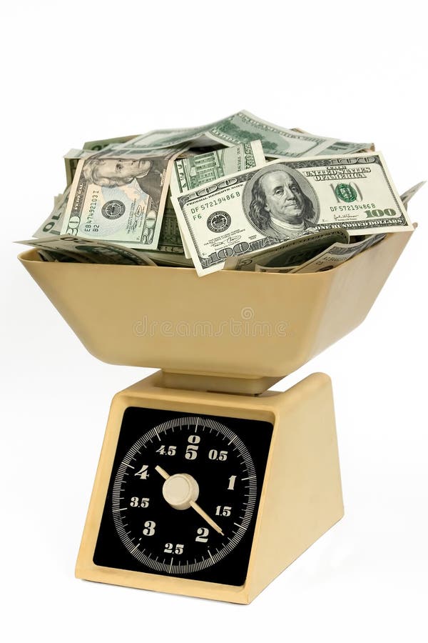 Weight scale money pound hi-res stock photography and images - Alamy