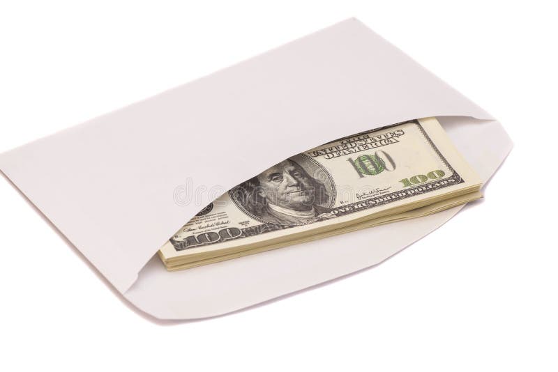 Hundred Dollar Bills White Envelope Stock Photos Download 157 Royalty