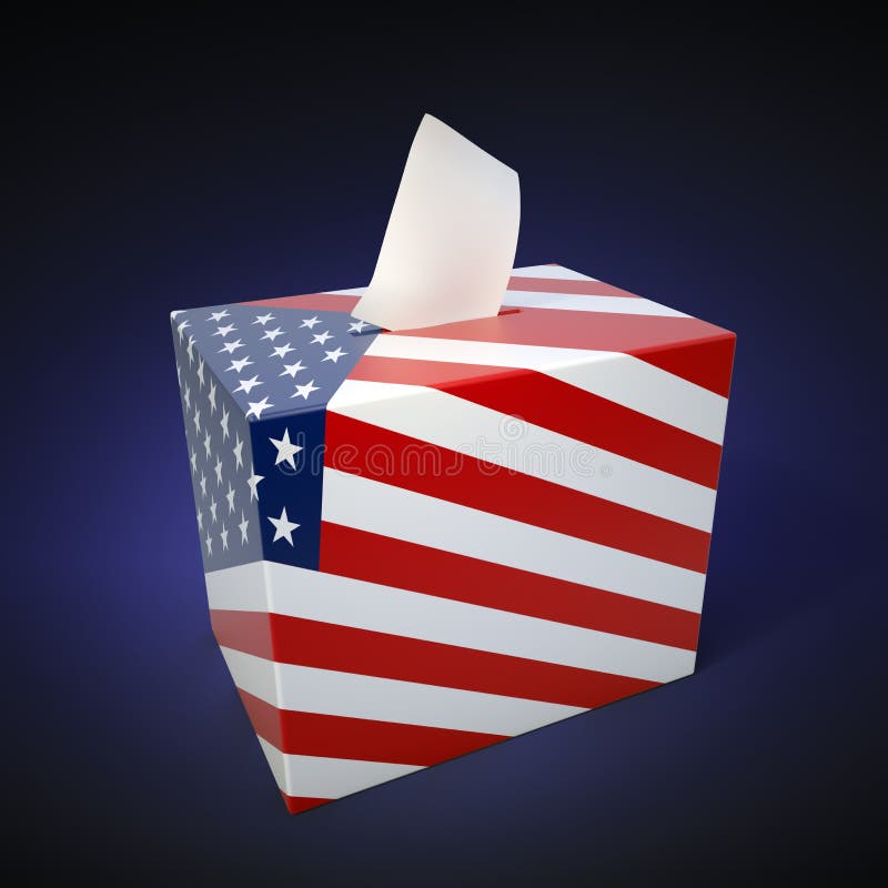 US elections stock illustration