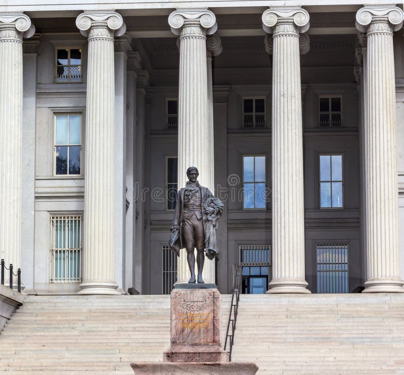 US-Finanzministerium-Alexander Hamilton Statue Washington DC lizenzfreies stockfoto US-Finanzministerium-Alexander Hamilton Statue Washington DC lizenzfreies stockfoto