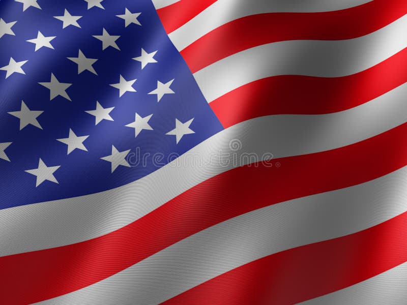 Us flag stock illustration Us flag stock illustration