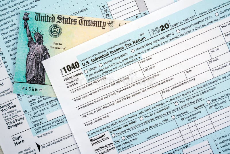 1040-us-individual-tax-return-form-with-stimulus-check-from-the-us
