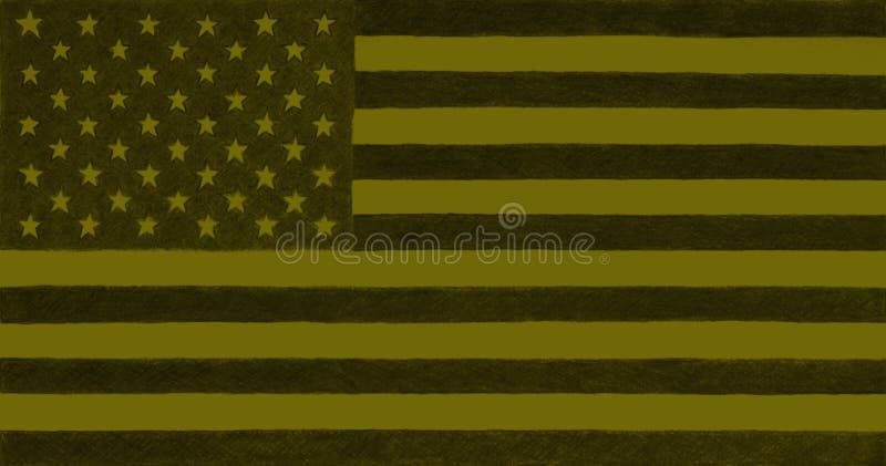 The US National Flag. Dark Patriotic Background or Wallpaper. a Backdrop,  that Looks Like an Army Patch in Olive or Khaki Stock Photo - Image of  american, memorial: 221750706