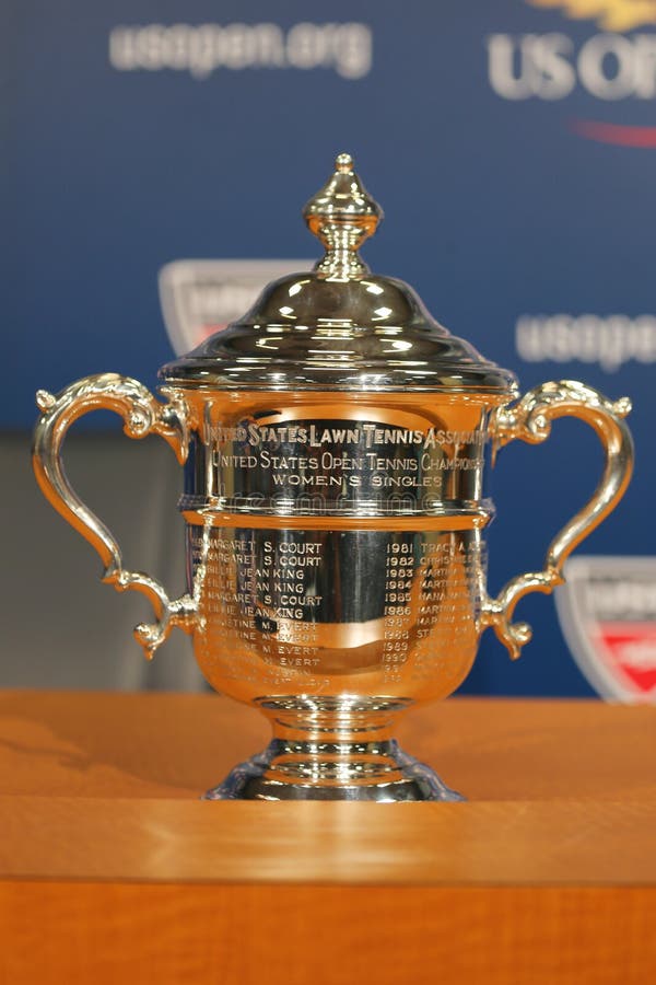 US Open Women Singles Trophy Presented At The Press ...