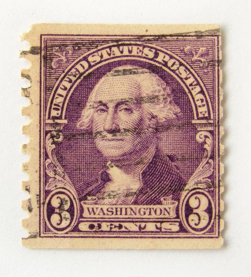 US Postage Stamp stock photo