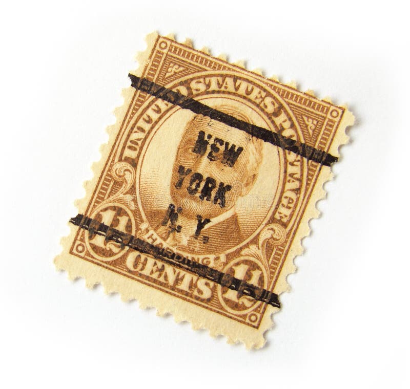 US Postage Stamp stock photography