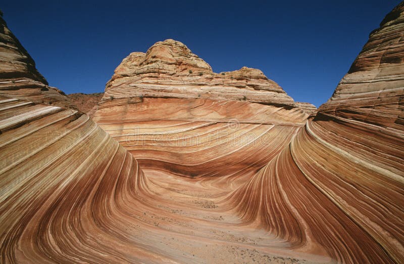 USA Arizona Paria Canyon-Vermilion Cliffs Wilderness The Wave sandstone rock formation