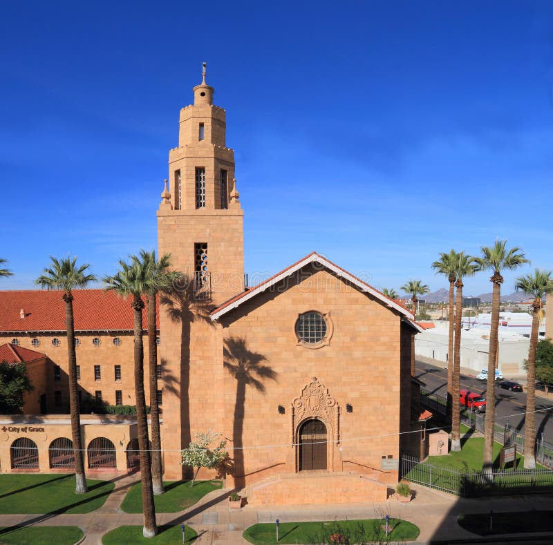 USA, Arizona/Phoenix: Historic Church stock images USA, Arizona/Phoenix: Historic Church stock images