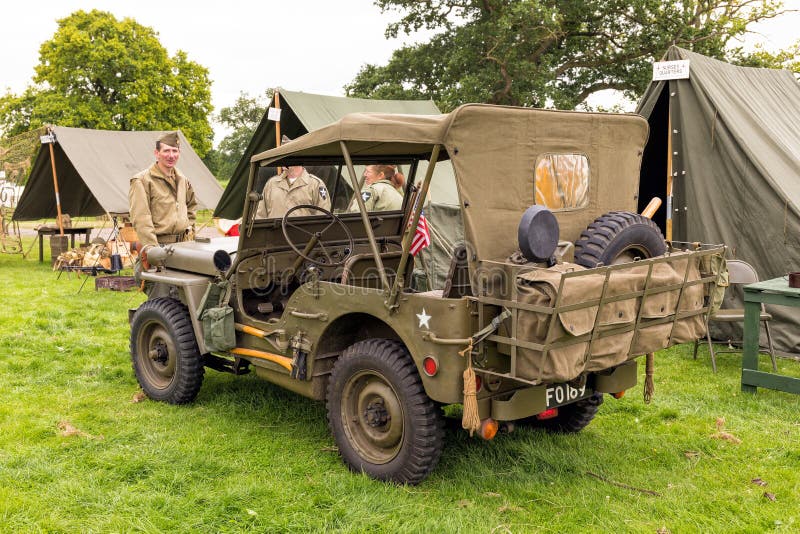 USA Army Willys MB Jeep WWII. royalty free stock photography USA Army Willys MB Jeep WWII. royalty free stock photography