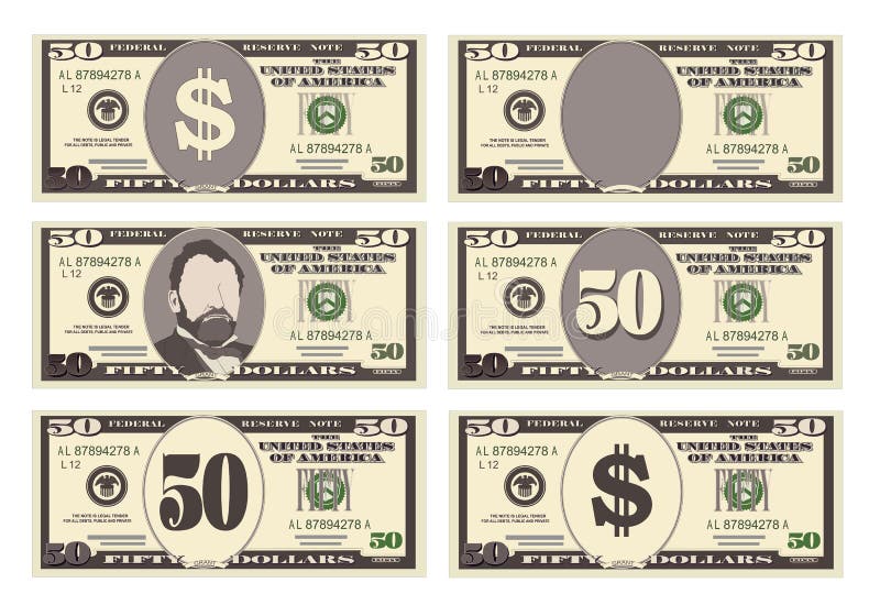 50 Dollar Bill Stock Illustrations – 361 50 Dollar Bill Stock