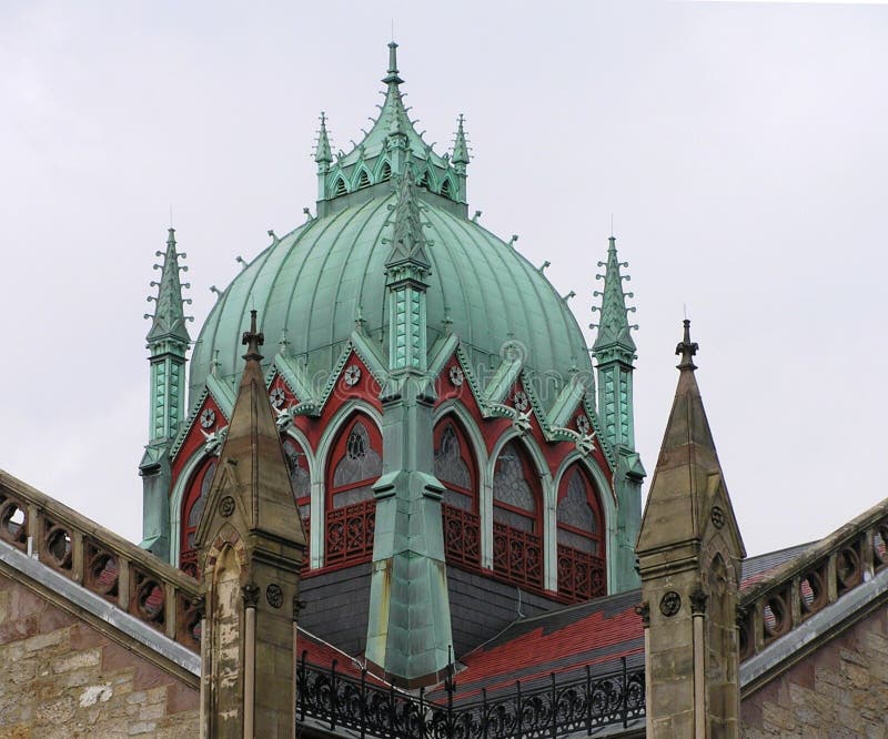 USA, Boston, Massachusetts - Beautiful copper dome of the Old South Church