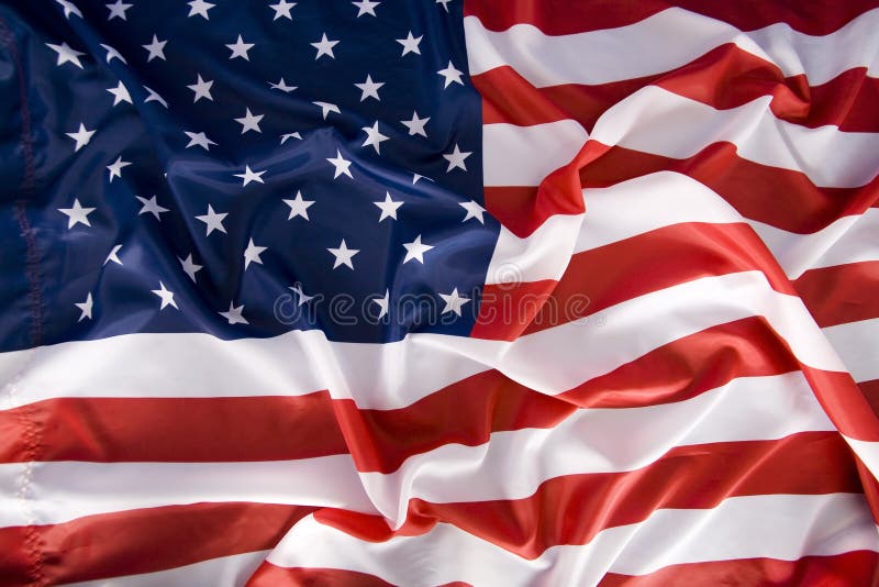 Mávání spojené státy americké vlajka vlna.