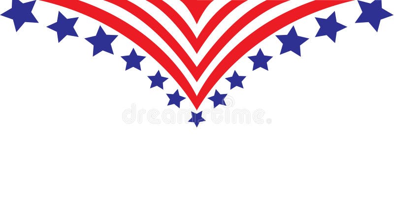 USA flag in style stock illustration USA flag in style stock illustration