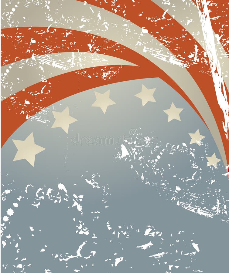 USA flag in style vector illustration USA flag in style vector illustration