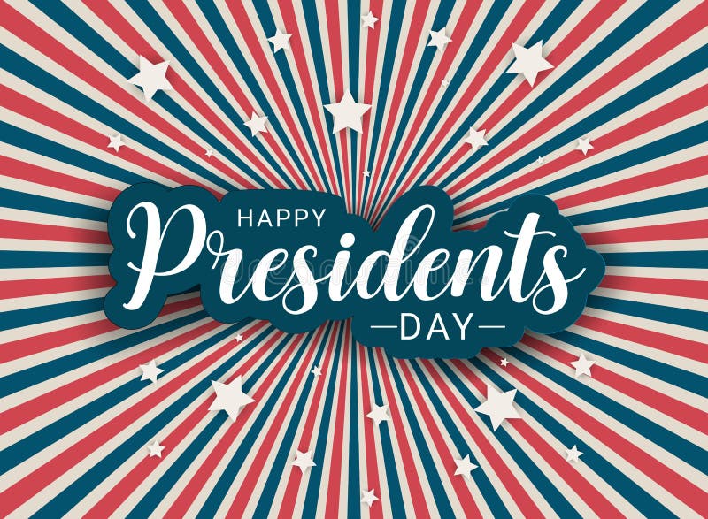 USA Happy Presidents Day Greeting Card Background. Vector Illustration ...