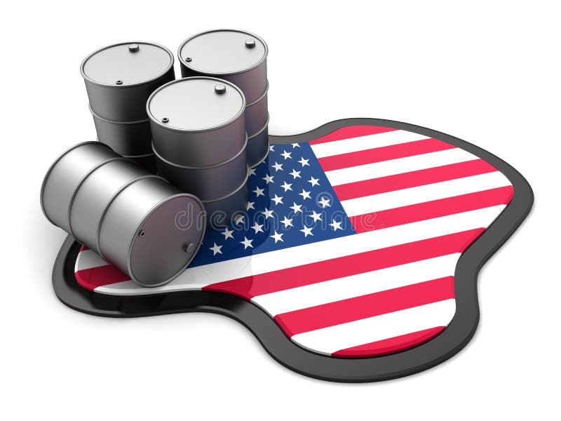 Usa oil stock illustration. Illustration of container 70928065