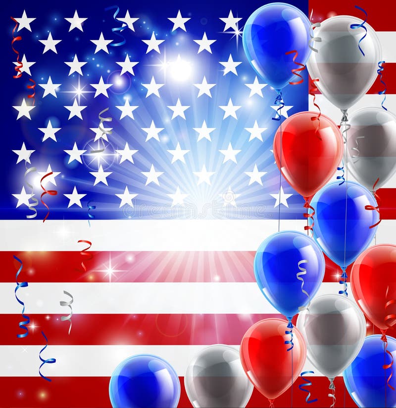 USA 4th Lipiec szybko się zwiększać tło royalty ilustracja USA 4th Lipiec szybko się zwiększać tło royalty ilustracja
