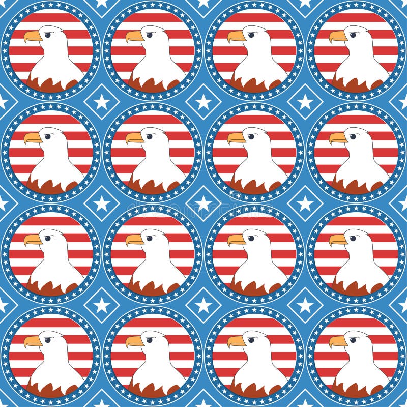 USA theme pattern vector illustration USA theme pattern vector illustration
