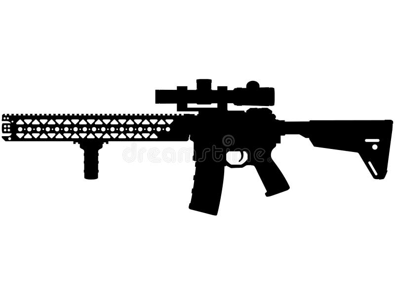 marine assault rifle drawings