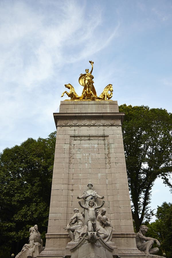 USS Maine Monument - Central Park, NYC Stock Photo - Image of outdoors ...