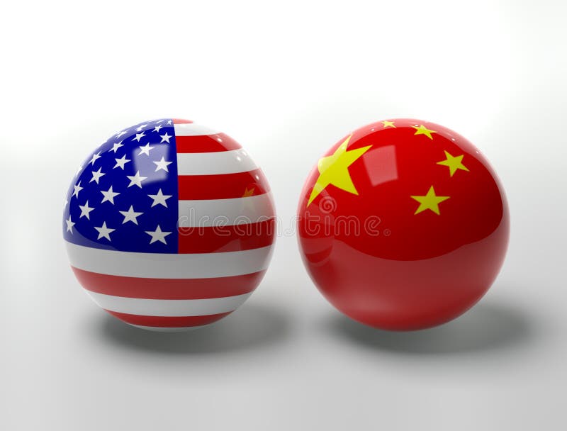 USA Vs. China stock illustration. Illustration of possibility - 18024228