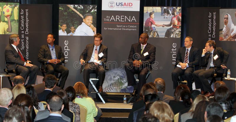 USAID - Sports comme catalyseur pour le réalisateur international photo libre de droits USAID - Sports comme catalyseur pour le réalisateur international photo libre de droits